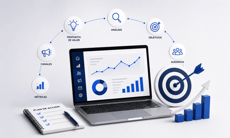 Estrategia de marketing digital: qué es, elementos, como crear y ejemplos.